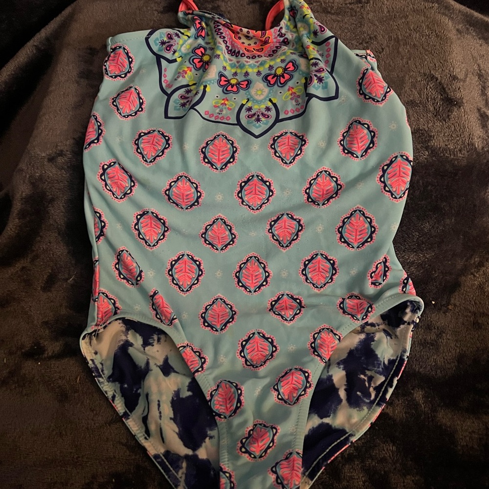 Reversible Girls Swimsuit